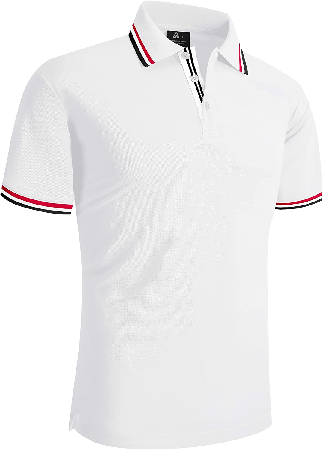 V VALANCH Golf Polo Shirts for Men Short Sleeve Moisture Wicking Summer Casual Collared Shirts Tennis Polo - Image 1